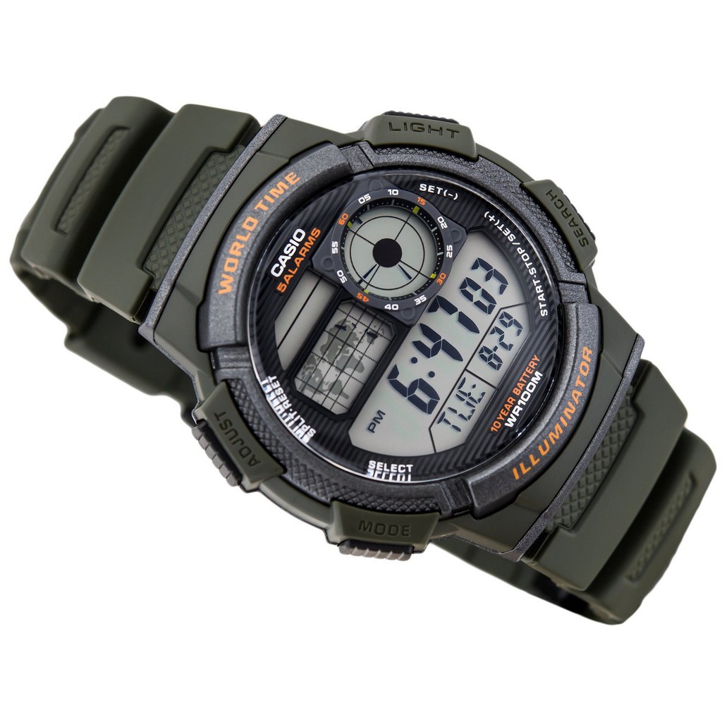 [Mã FARSBR243 giảm 15% đơn 249K] ĐỒNG HỒ NAM CASIO AE-1000W-3AVDF CHÍNH HÃNG