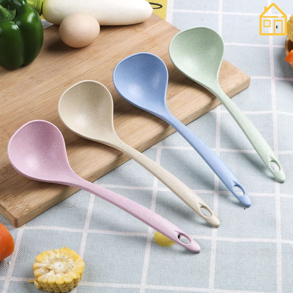 Muôi múc canh cán dài chất liệu thân thiện với môi trường