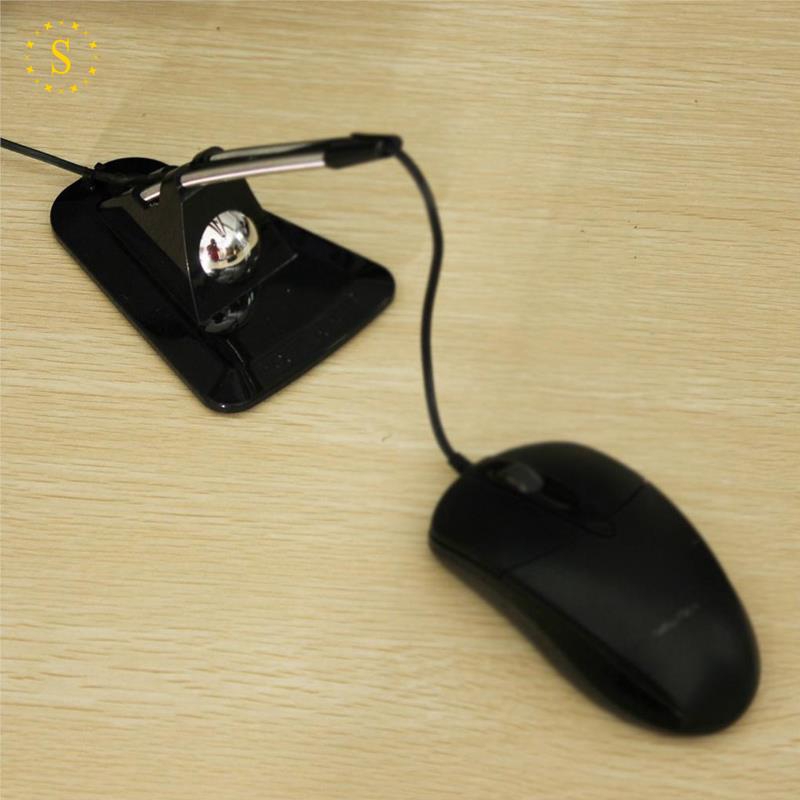 Tie Clips Mouse Bungee Cable Cord Black Đen