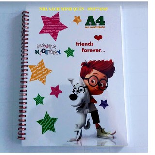 SỔ LÒ XO A4 200 TRANG - DUC LOI NOTEBOOK