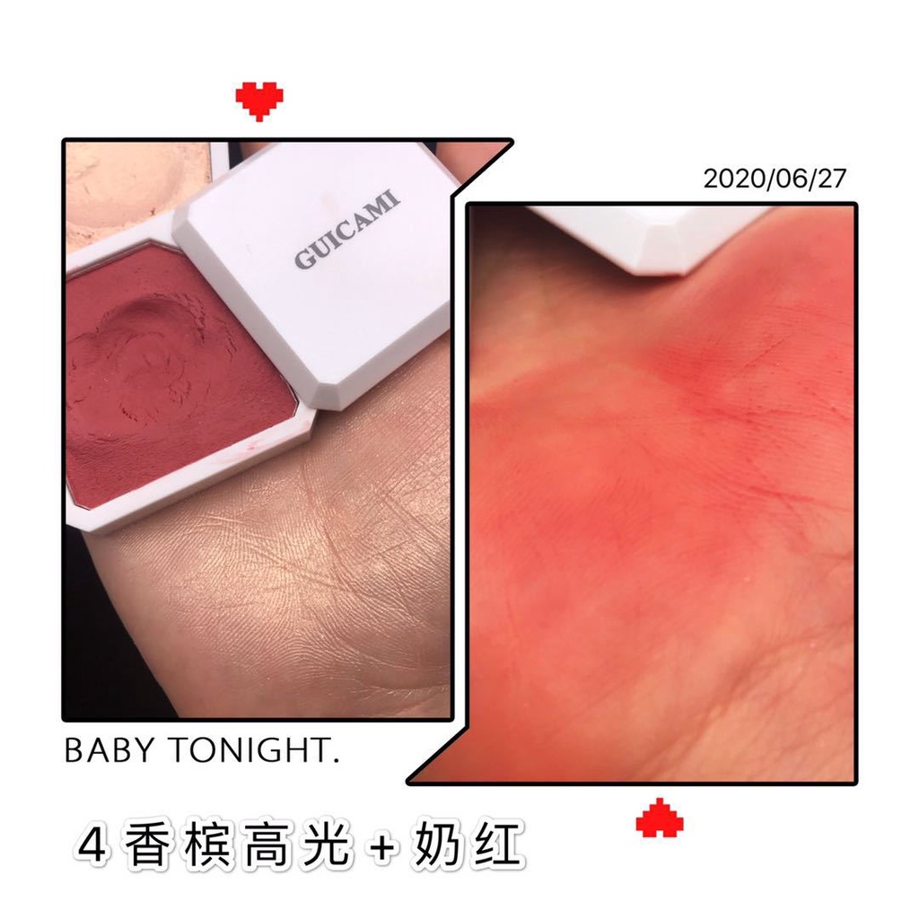 [Hàng mới về] Phấn má hồng Guicami hai lớp bắt sáng thời thượng chất lượng cao | BigBuy360 - bigbuy360.vn