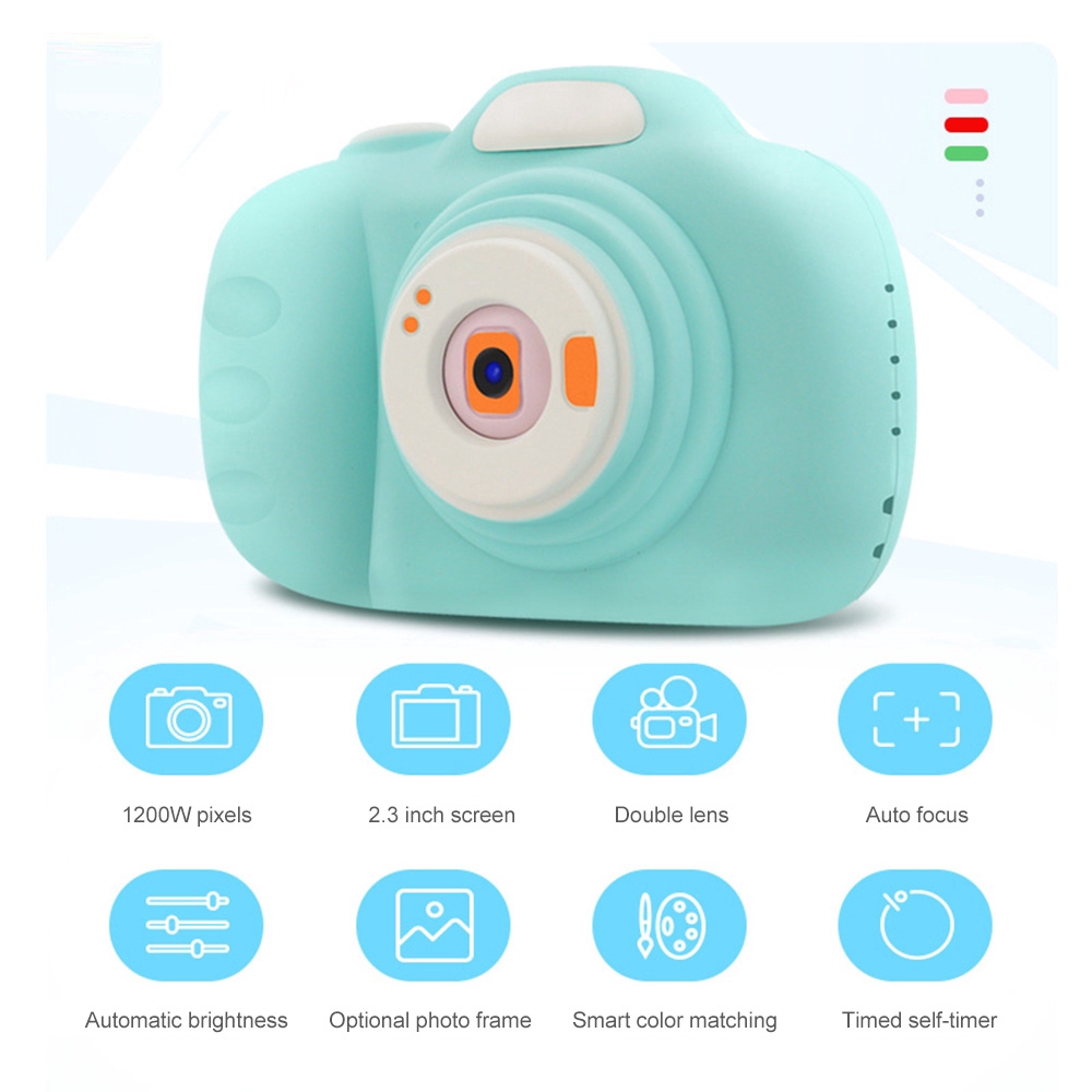Máy ảnh kỹ thuật số mini 12MP SLR 2 ống kính cho trẻ em