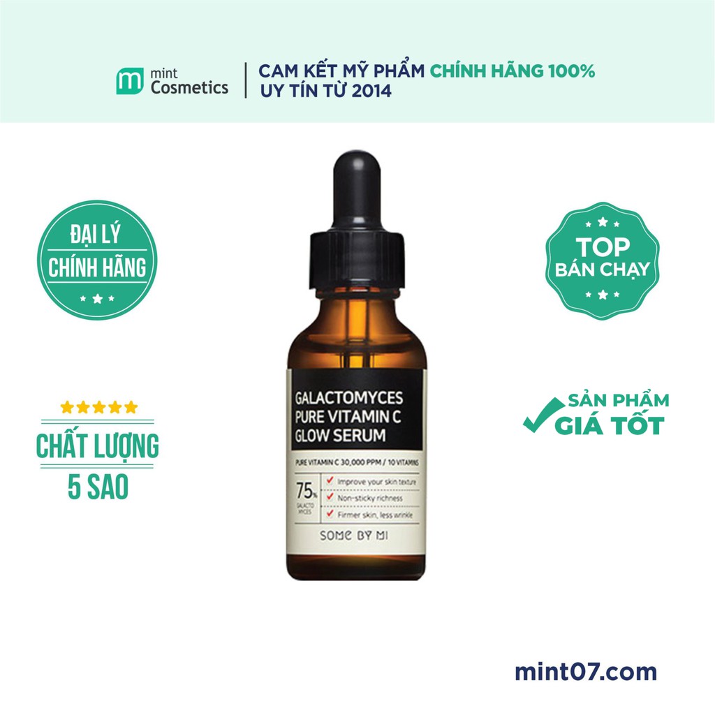 Serum giảm thâm Some By Mi Galactomyces Pure Vitamin C 30ml