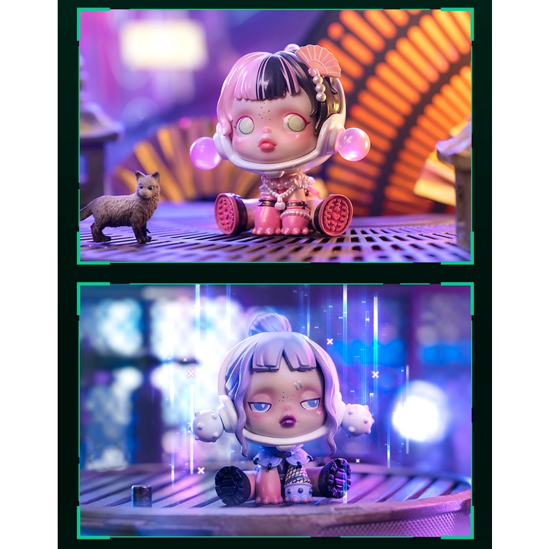 Popmart POPMART SKULLPANDA Night City Series Liên Kết SP Night City