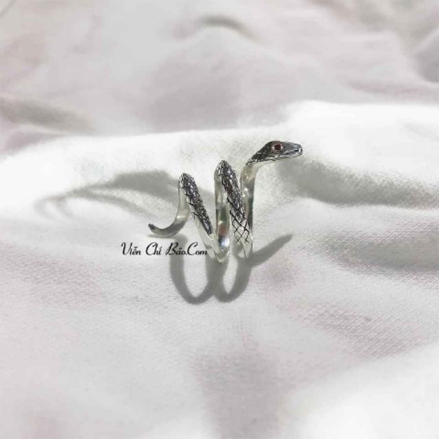 NHẪN RẮN BẠC SIÊU HOT(CHUẨN BẠC)