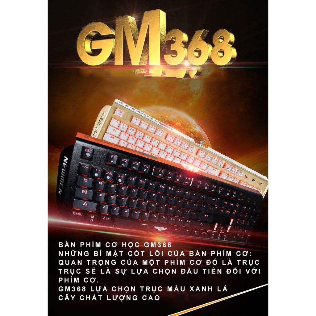 Bàn phím cơ Newmen GM368