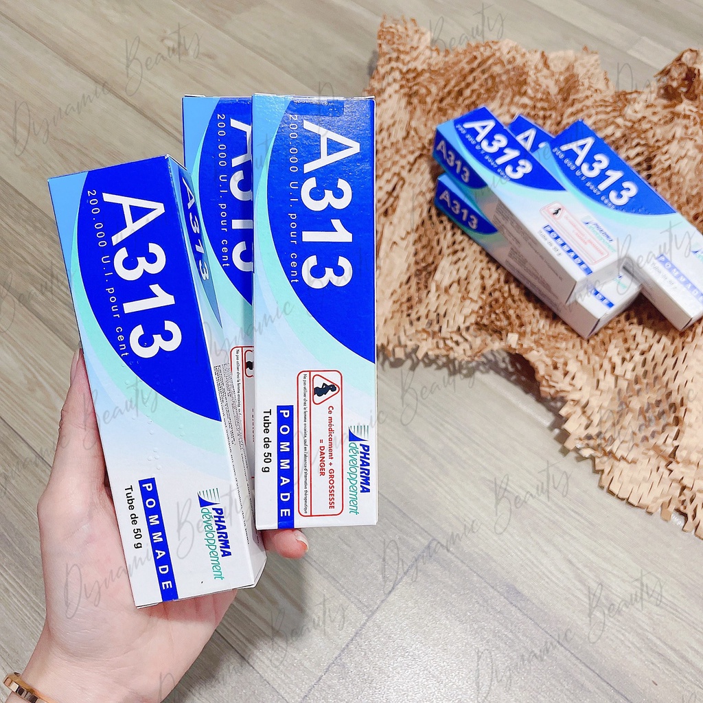 [A313 retinol bản nội địa Pháp] Kem A313 pommade 50g chống lão hóa giảm mụn Pháp