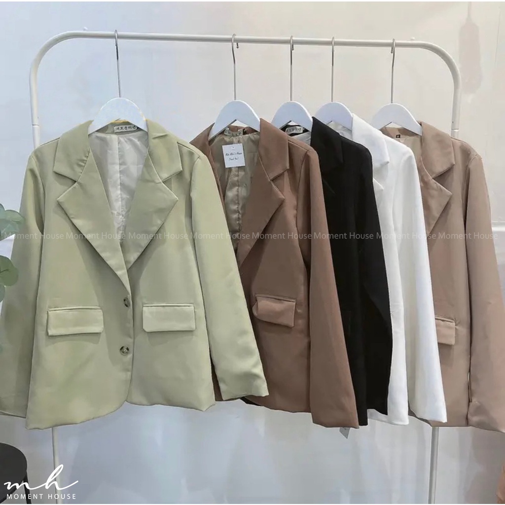 ÁO BLAZER hàng may 2 lớp, 2 túi thật 2 bên, lót lụa mềm mịn, hàng thiết kế có size SM