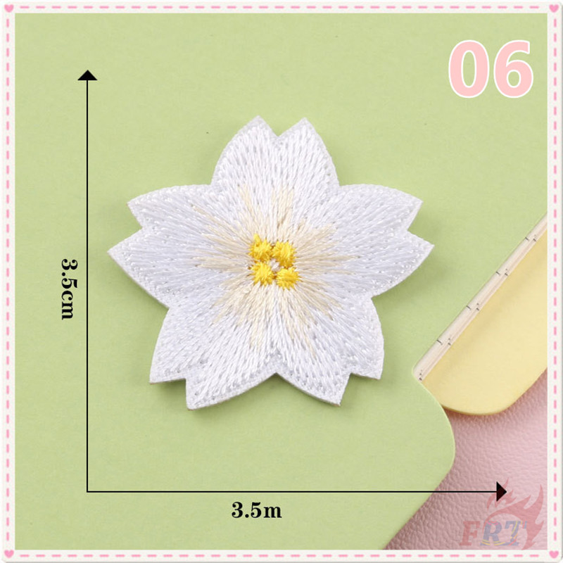 1 Miếng Vá Quần Áo Thêu Hình Hoa Anh Đào