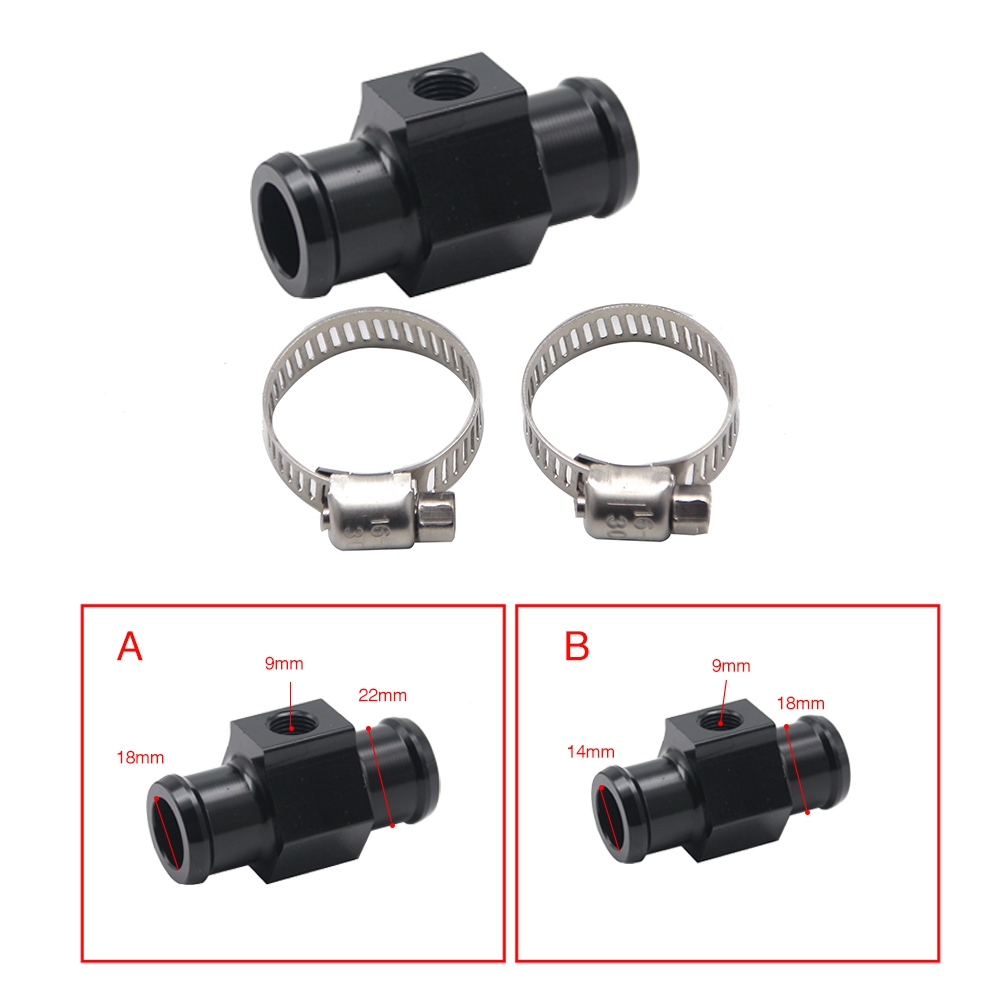 Đồng hồ đo nhiệt độ nước KOSO mini có cảm biến 18mm 22mm dành cho xe mô tô đua Honda Yamaha Suzuki