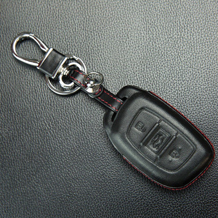 Ốp chìa khóa vân carbon ô tô dùng riêng cho xe Huyndai Santafe, I10, Tucson, Elantra, Kona
