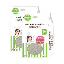 Gạo Nhật Hokkaido 500g cho trẻ từ 6 tháng tuổi, date mới 05.2022