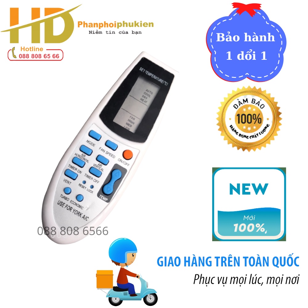 Điều khiển điều hòa York - Remote điều hòa York