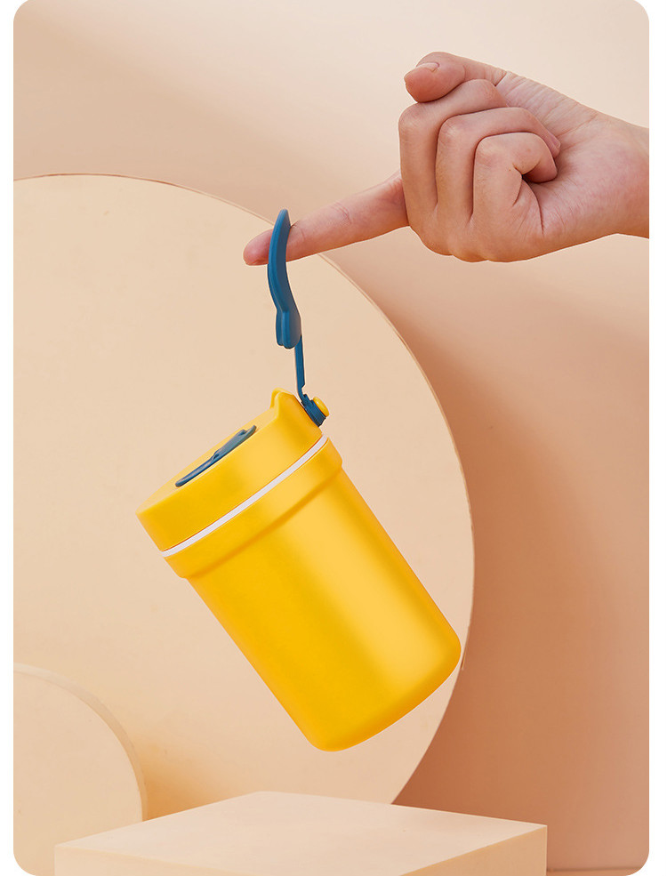 Bình đựng nước cách nhiệt chống nóng màu Macaron xinh xắn