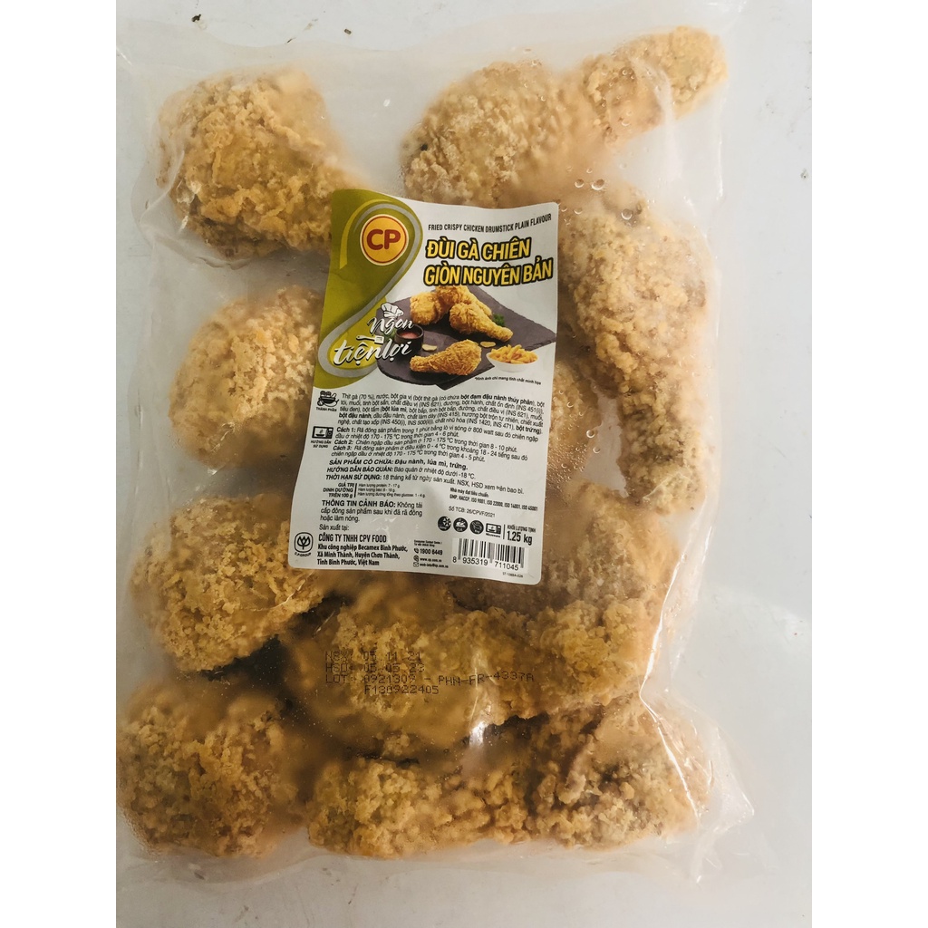 sỉ 10 cánh gà rán CP giòn tan bao ngon (gói 1kg)