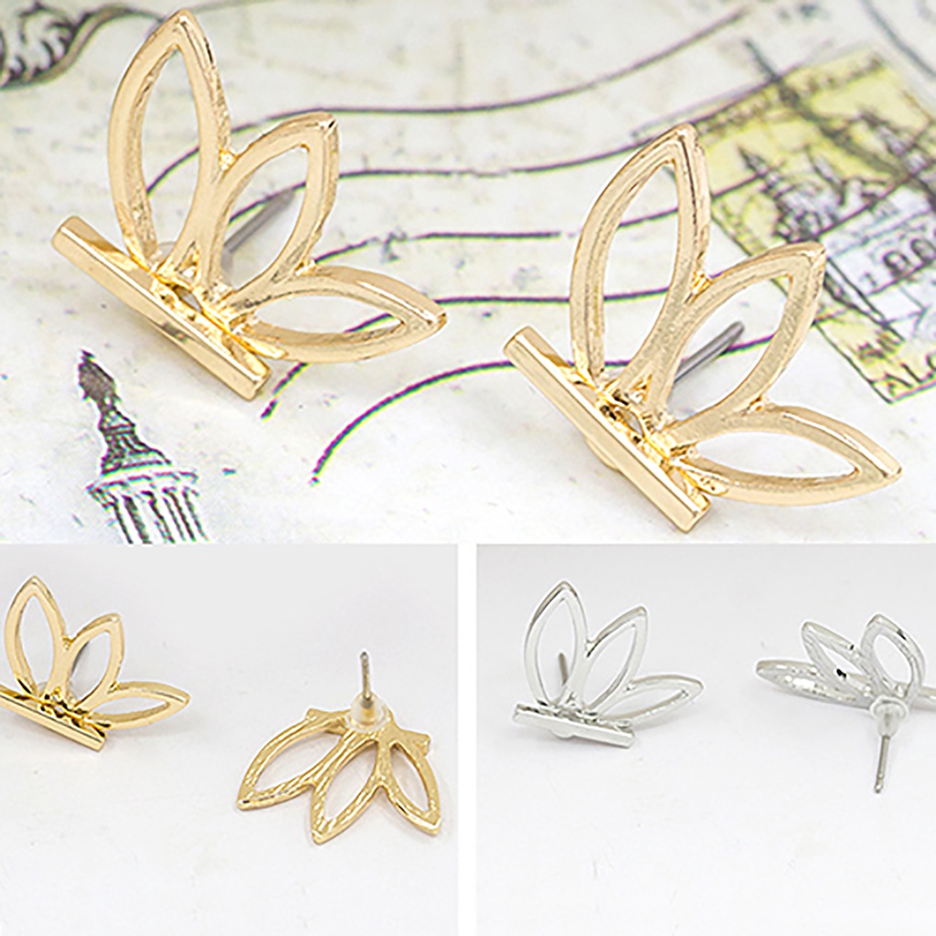 Bông tai hình hoa sen thời trang dành cho nữ