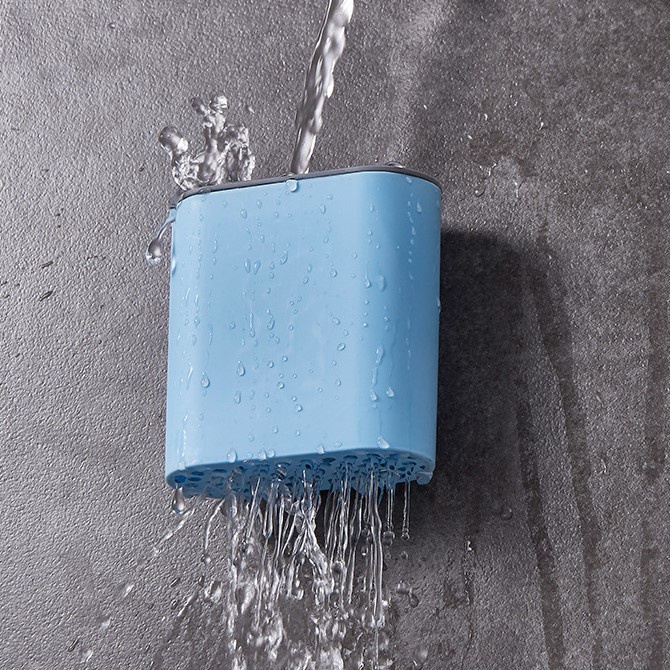 Cọ Bồn Cầu Silicon Chà Toilet Nhà Vệ Sinh Thông Minh Sạch Sẽ Treo Tường Ráo Nước Tiện Dụng
