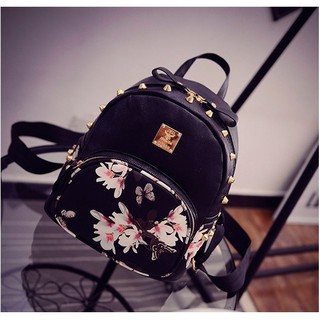 Balo thời trang mini, Balo nữ nhỏ xinh, sành điệu, cá tính Flower & Butterfly.