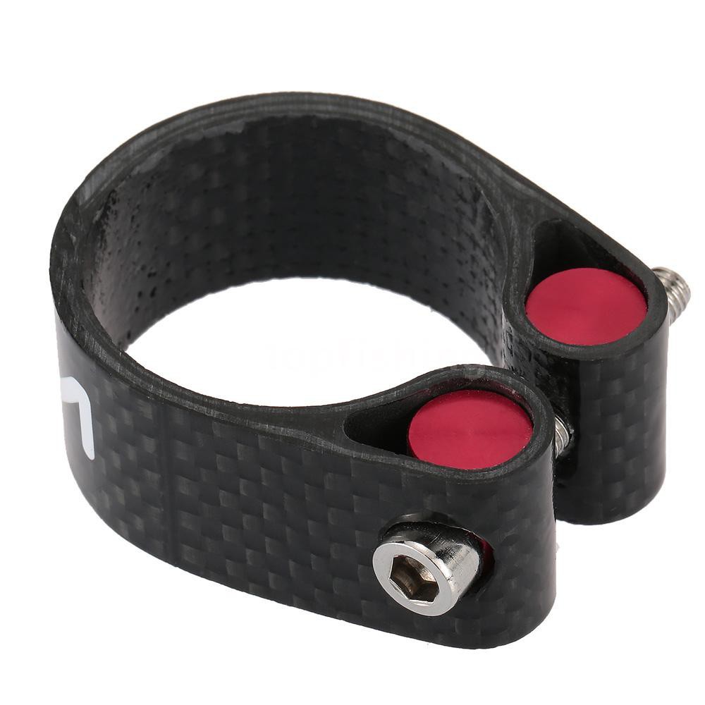 Khóa cốt yên xe đạp bằng sợi Carbon siêu nhẹ 30.2mm 34.9mm