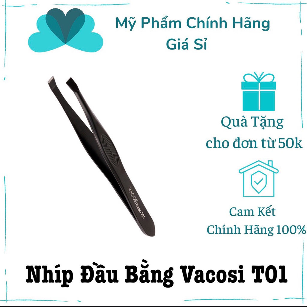 Nhíp Đầu Bằng Vacosi T01