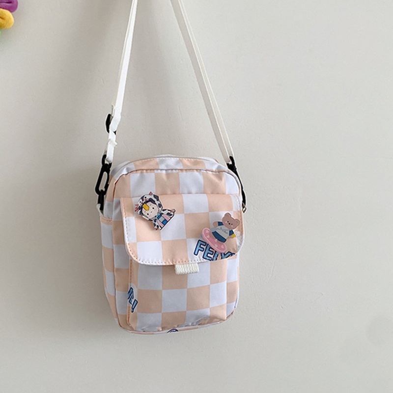 Túi Đeo Chéo Vai Có Khóa Kéo Siêu Nhẹ Thời Trang Sành Điệu Cho Nữ