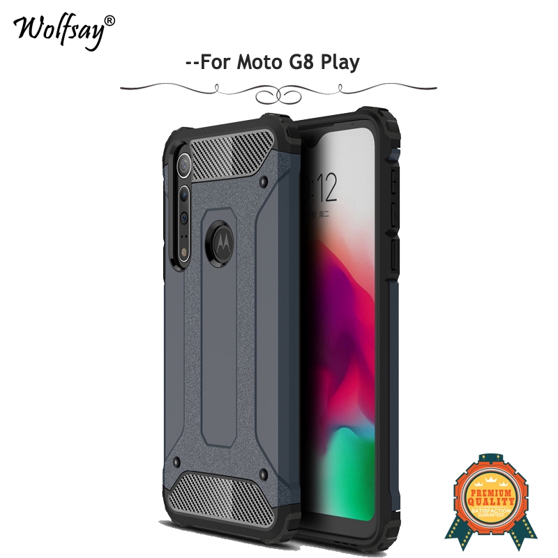 Ốp Lưng Giáp Cứng Nhám Cho Điện Thoại Motorola Moto G8 Play