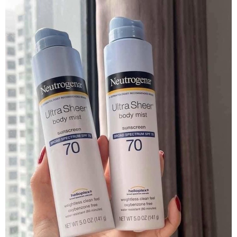 Xịt chống nắng Neutrogena đi biển SPF size to 240 gram