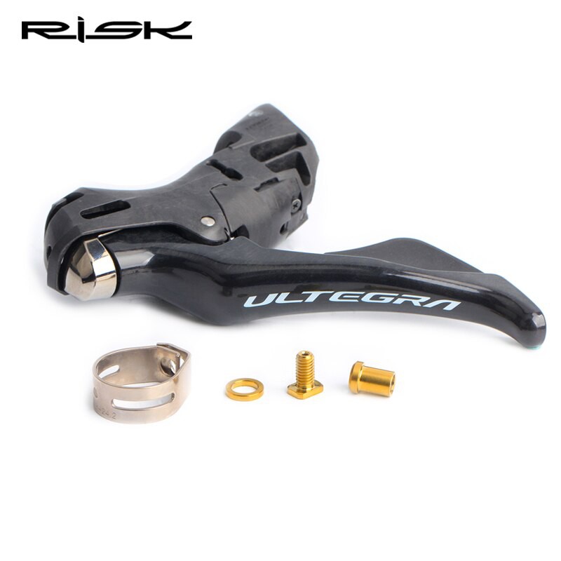 RISK Titanium Alloy Road Shifter Lever Fixing Screw Gear Shift Clamp Ring Fixed Bolt Hand Change Head Fixing Nut R8000 K