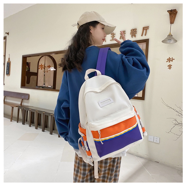 Balo Đi Học/Du Lịch Màu Sắc Dễ Thương Cho Nữ