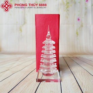 Tháp văn xương pha lê 7 tầng - 8888