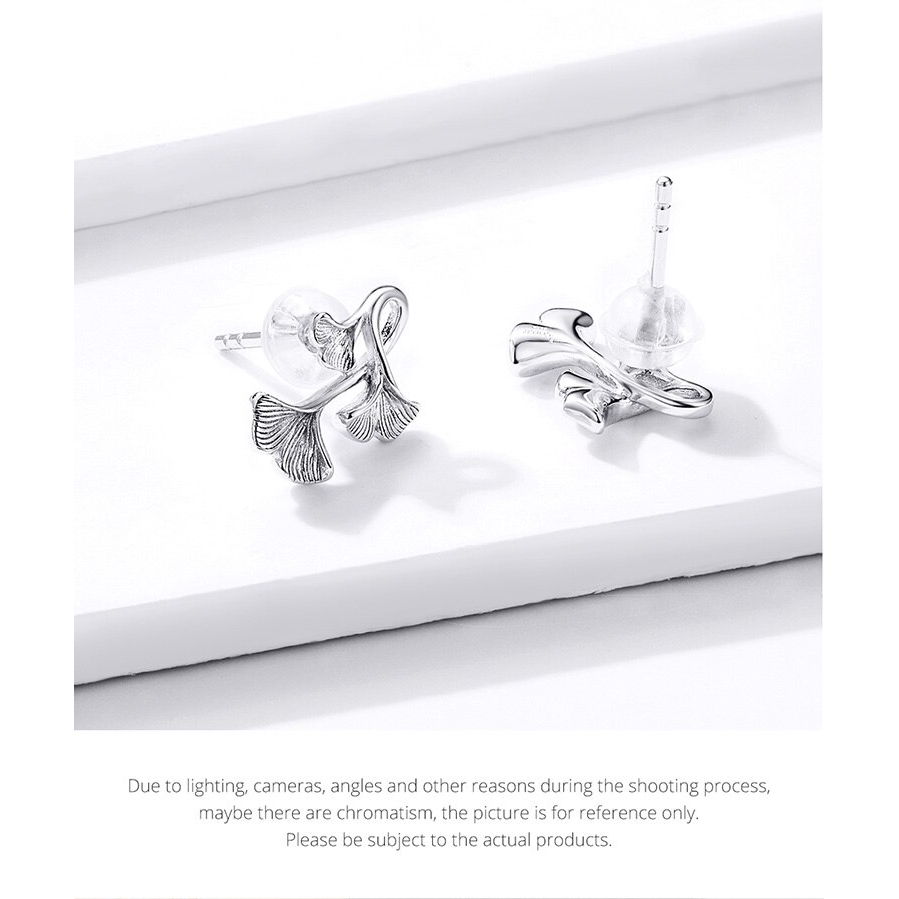 Bông tai Bamoer BSE328 bằng bạc 925 thiết kế sang trọng thời trang cho nữ