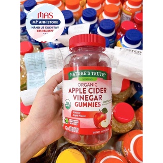 Kẹo dẻo giấm táo Nature’s Truth Apple Cider Vinegar Gummies 120 Gummies
