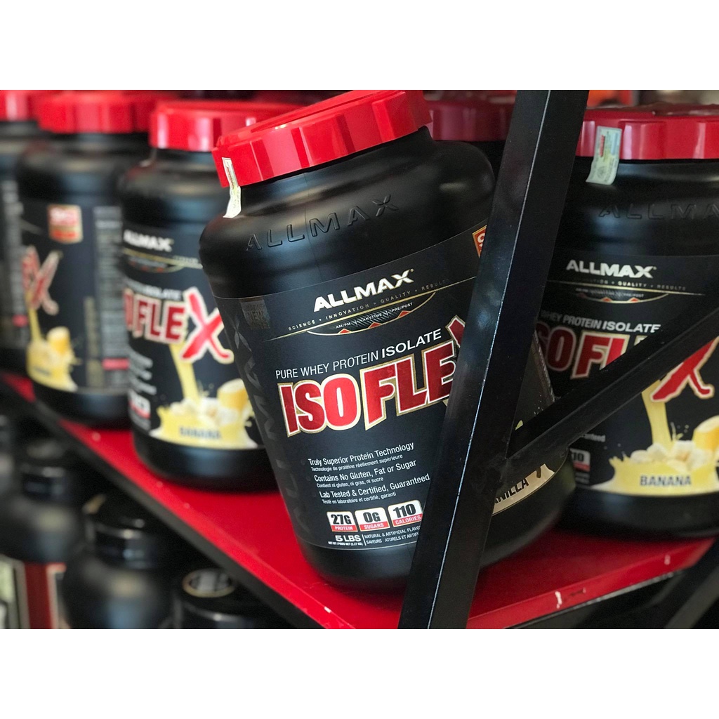 Sữa Tăng Cơ - Whey Protein - Allmax Nutrition ISOFLEX,5lbs  - hỗ trợ tăng cơ và phục hồi cơ bắp