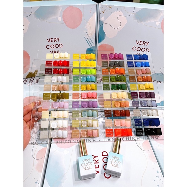 set sơn gel verygood nail 40 màu , tặng bảng màu và base + top hãng