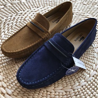 Giày lười da lộn nam Lacoste