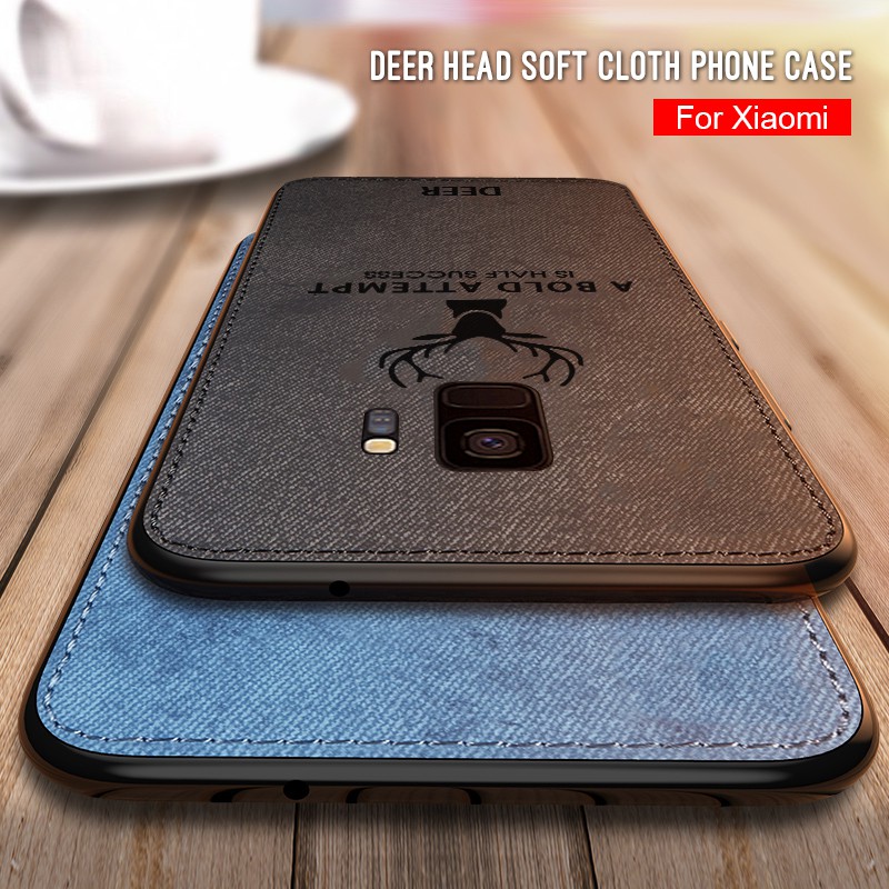 Ốp lưng hình nai sừng cho điện thoại Samsung Galaxy Note 9 8 S8 S9 S10 Plus s10e