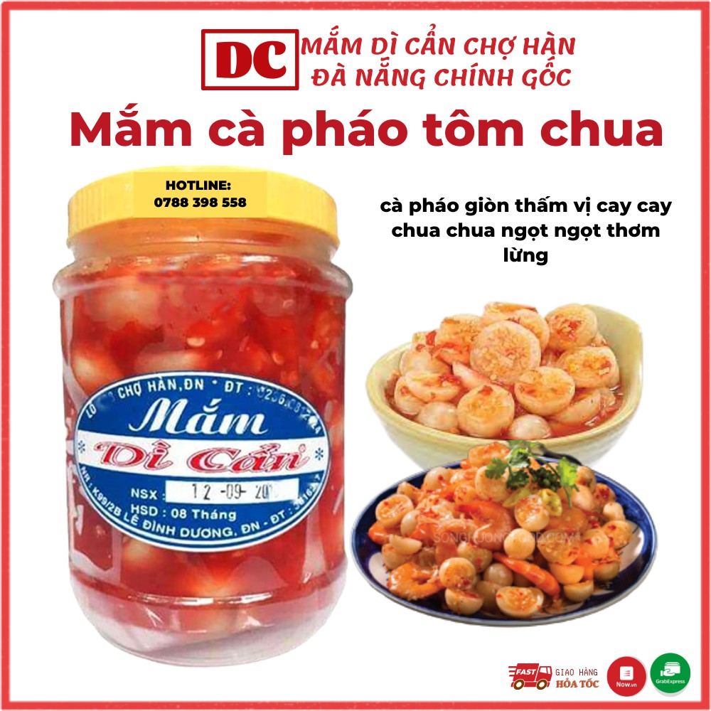 Mắm Cà Pháo Dì Cẩn hũ 500gr Đặc Sản Đà Nẵng Đệ Nhất Mắm