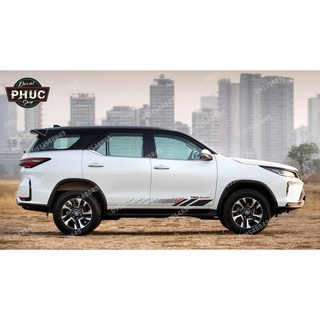 Bộ tem xe fortuner 2022 trd sportivo mẫu 03