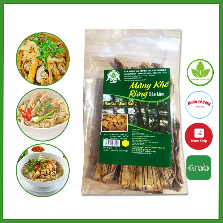 Măng khô rừng Bảo Lâm (200G) ngon, sạch, không chất bảo quản - Đặc sản Cao Bằng 00024