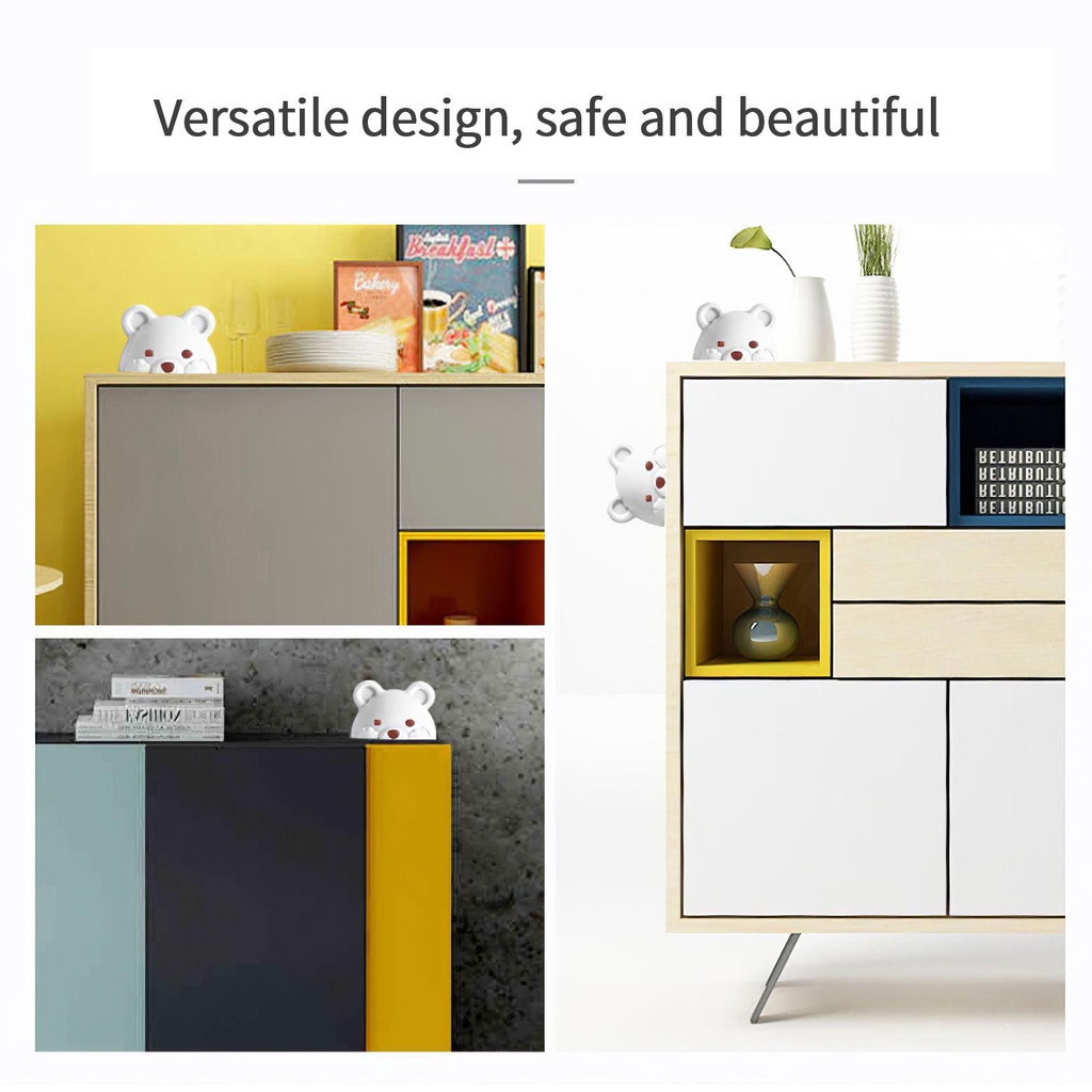 Dụng Cụ Neo Tủ Bảo Vệ An Toàn Cho Bé Chống Rơi Màu Cầu Vồng