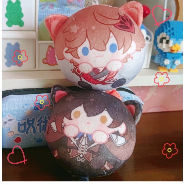 Móc khoá bánh bao Genshin Impact