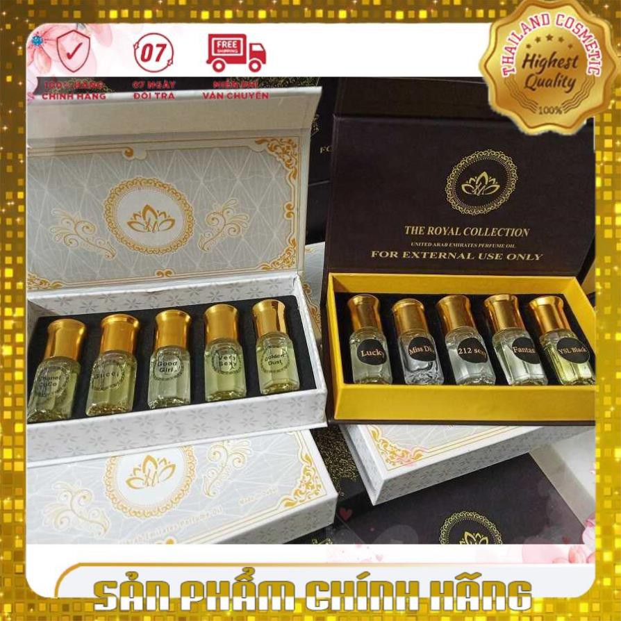 [Chính Hãng 100%] Set 5 chai tinh dầu nước hoa Dubai nam, nữ