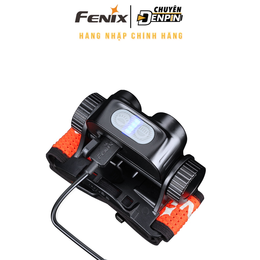 Đèn Pin Đội Đầu Fenix HM65R-T chuyên chạy bộ, công suất 1500 lumens, 2 LED độc lập, chiếu xa 170 mét, dùng pin 18650.