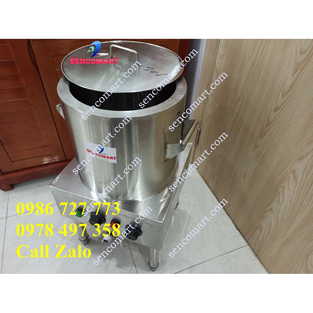 Nồi nấu phở điện, nấu nước đa năng inox 100%