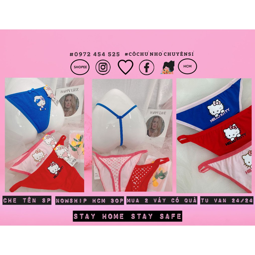 ♥️[HCM GIAO NHANH 30 phút] ♥️ CK028 - QUẦN LÓT CỘT DÂY SEXY - quần chíp lọt khe kitty Cô chủ nhỏ chuyên sỉ