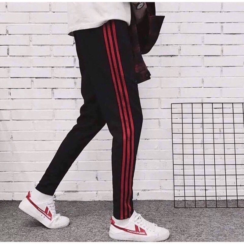 Quần thể thao 2 sọc suông unisex