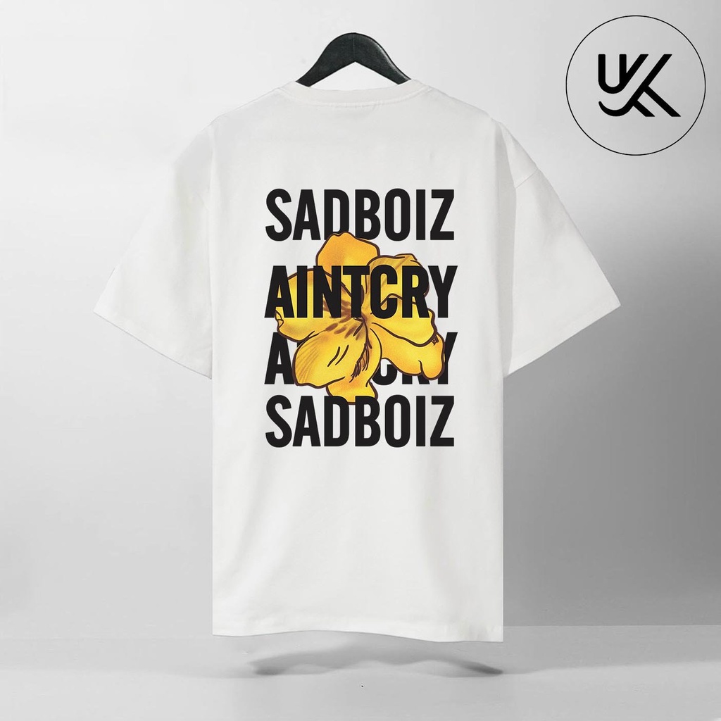 Áo Thun Tay Lỡ SADBOIZ, Form rộng oversize, áo phông unisex, chất liệu Cotton Thái - KKIM Shop