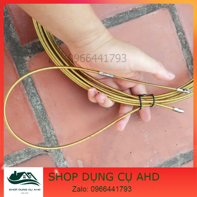 Dây mồi, cáp thợ điện, mồi, luồn, kéo, đi dây diện âm tường.dài 05m,10m, 15m, 20m. phi 4mm, thép không gỉ