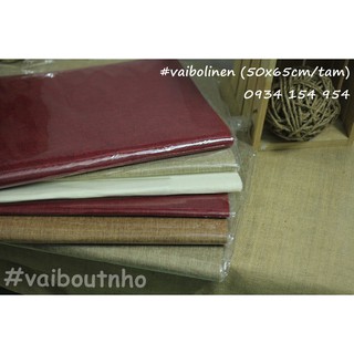 Tấm vải bố linen kích cỡ 50x65cm