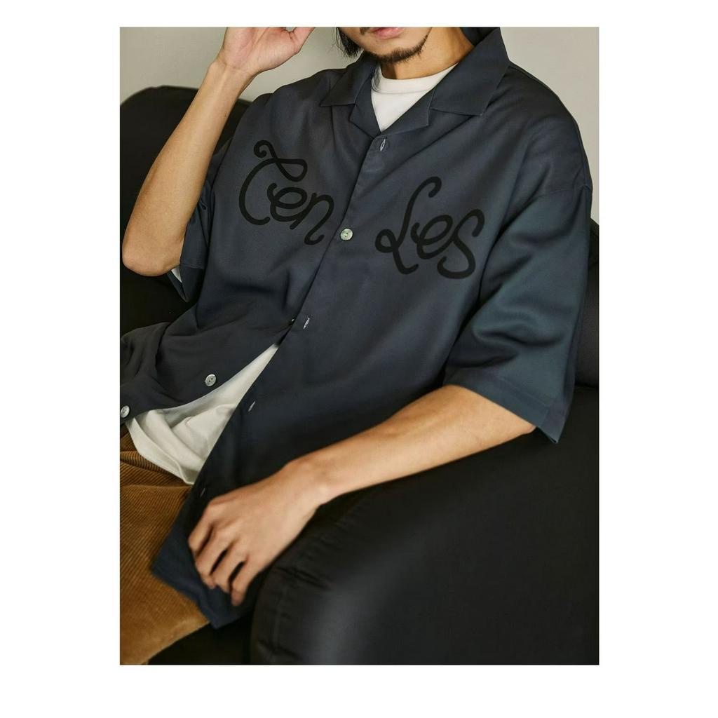 Áo Sơ Mi Tay Ngắn In Họa Tiết vintage Thời Trang Cao Cấp Cho Nam